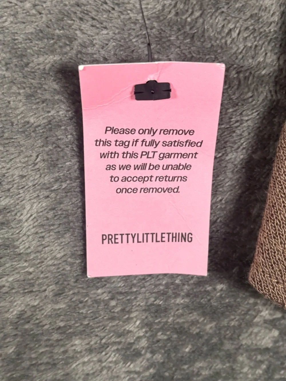 NWT Pretty Little Thing Textured Extreme Flute Sleeve Sweater Size 12 (UK)